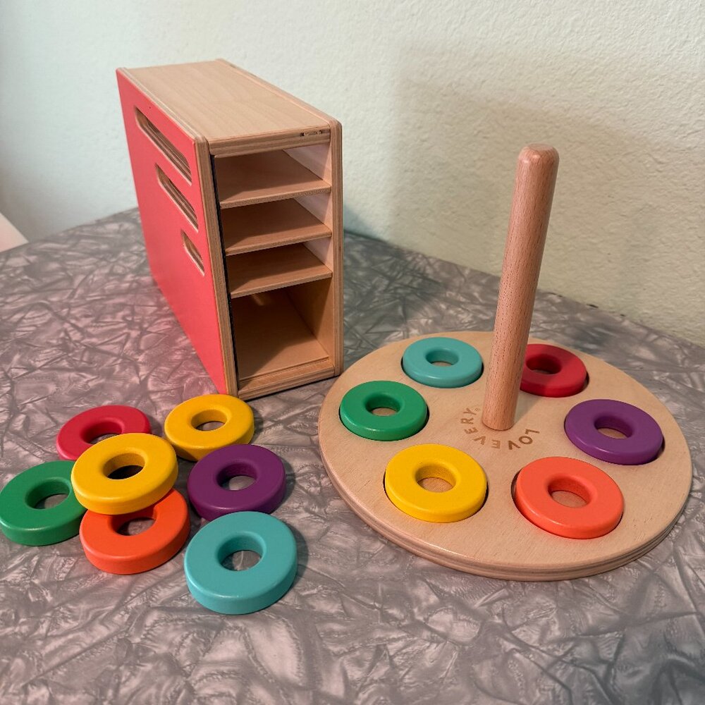 LOVEVERY BUNDLE - Ring Stack & Count and Slide Ring Chute